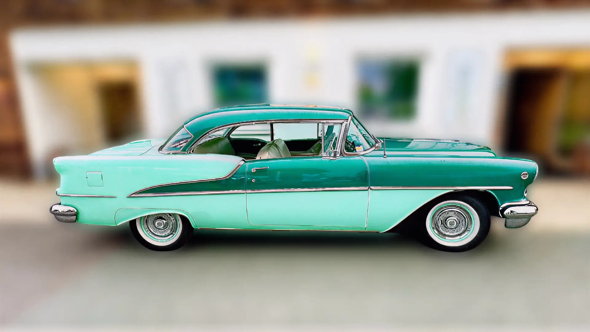 Oldtimer mieten aus den 50er Jahren, Hochzeitsauto mieten, Hochzeitsauto Brautauto, Oldsmobile für Hochzeitstransfer, Hochzeitstransfer mieten