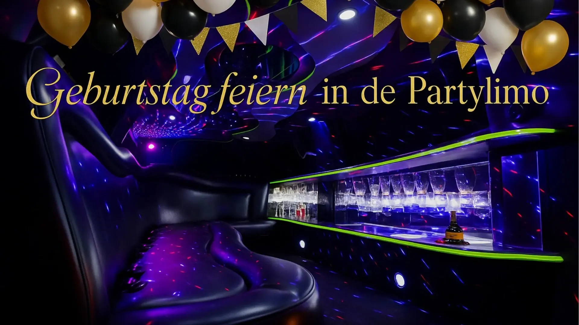 Kindergeburtstag in einer Limousine - Glamour für Kids